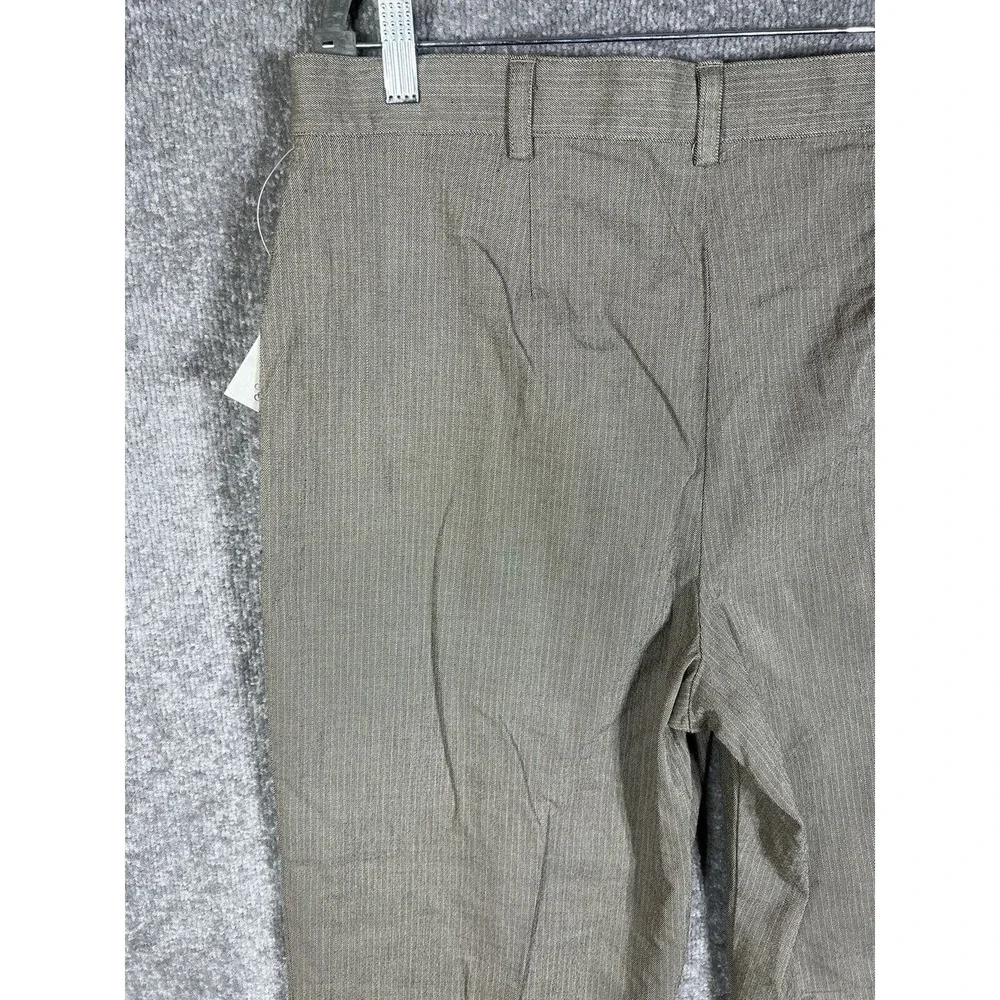 Christopher & Banks Comfort Stretch Easy Fit Striped Dress Pants Womens Size 14